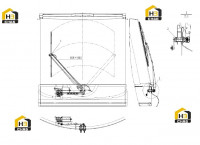 Стеклоочиститель переднего стекла A229900003376