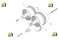 Вал передней шестерни 60139839