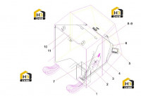 Компоновка кабины электрическая 13487579