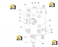 Комплект управляющих клапанов 12947074