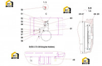 Коробка передач двигателя в сборе (часть4) 13571912