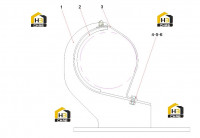 Кронштейн впускной трубы 12566017