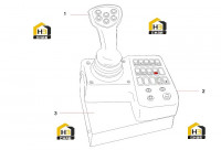 Панель правая управления в сборе 13484326