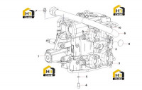Схема установки главного клапана 10409053
