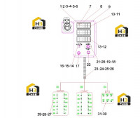 Схема установки правой панели 12907741