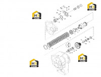 Вал сцепления передней передачи (часть2) 60139838
