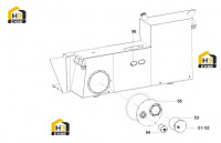 Бак топливный в сборе 10945119 (часть 3)