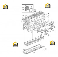 Блок цилиндров TAD1340VE VOLVO 60203691