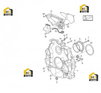 Корпус маховика TAD1340VE VOLVO 60203693
