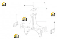 Кронштейн выдвижной 10419425