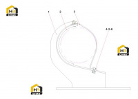 Кронштейн впускной трубы 12566017