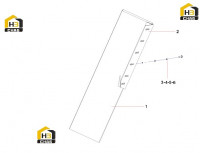 Крыло заднее левое 12009257