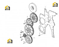 Крышка зубчатого колеса 24917 VOLVO 60203695