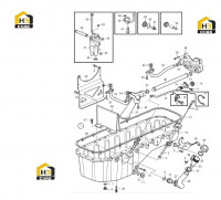 Поддон масляный с комплектующими TAD1340VE VOLVO 60203700