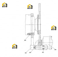 Привод оси с комплектующими 101.1349.3 B220600000011 (часть 4)
