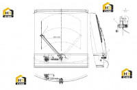 Стеклоочиститель переднего стекла A229900003376