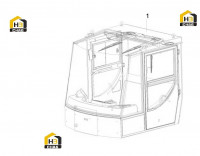 Узел передней кабины крана JMSC01 12370923