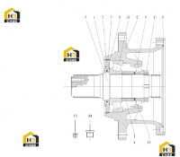 Узел выходного вала 60139924