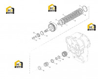 Вал сцепления 3-ей и 4-ой передачи 60138934