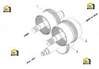 Вал передней шестерни 60139839