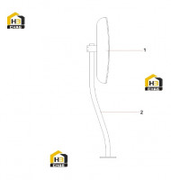 Зеркало заднего вида правое 10182064