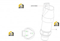 Датчик давления 13127423