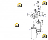 Фильтр топливный в сборе 60349731