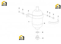 Аккумулятор 13046845