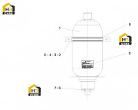 Аккумулятор главный 13424467