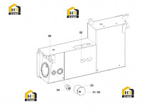 Бак топливный в сборе 10945119 (часть 3)