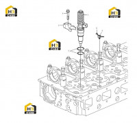 Блок впрыска топлива 60349735