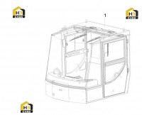 Кабина в сборе 12370923