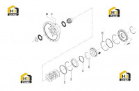 Комплектующие редуктора 60136999 (часть 2)