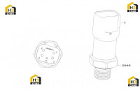 Датчик давления 14190503