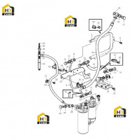 Фильтр топливный с комплектующими 60349730