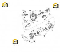 Насос плунжерный B220301000262