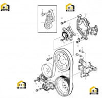 Натяжитель ремня 60349747