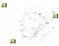 Система электрическая кабины 13487579