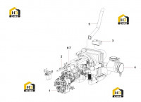 Система электрики двигателя 13572974