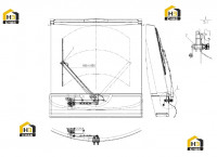 Стеклоочиститель переднего стекла A229900003376