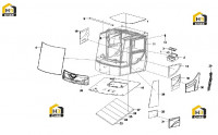 Стекла кабины 13764738 (часть 1)