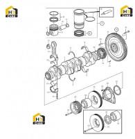 Вал коленчатый 60349725