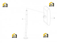 Зеркало заднего вида правое 10182064