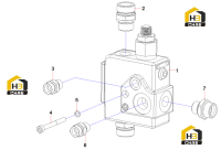Комплект клапанов для наполнения жидкости