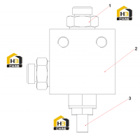 Комплект предохранительных клапанов