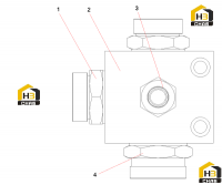 Комплект предохранительных клапанов 12046411