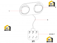 Фара задняя