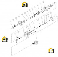 Насос гидравлический P124A08