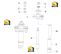 Устройство верхнее стержневое