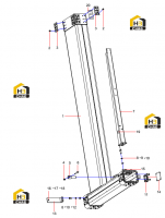 Балка правая телескопическая